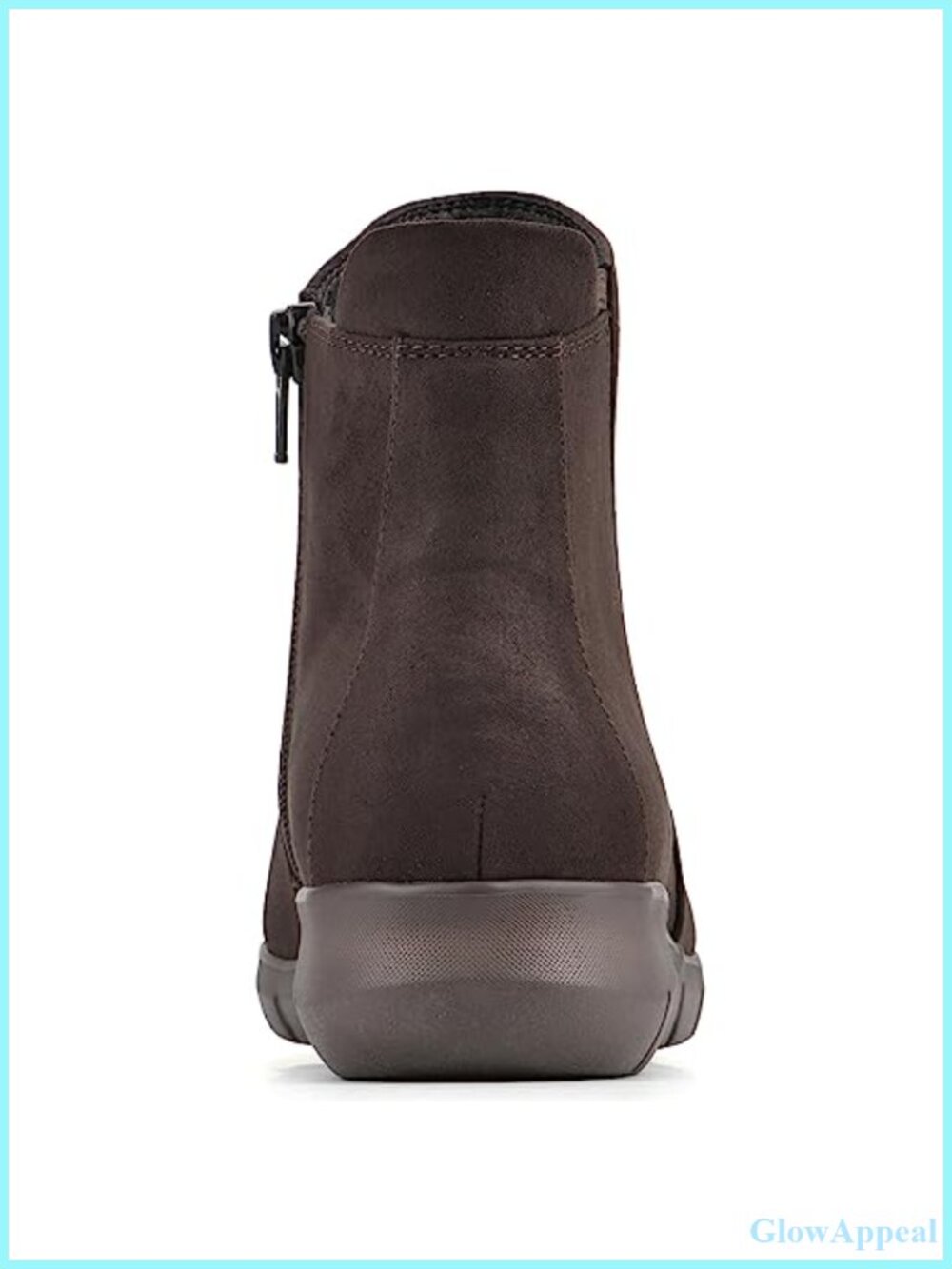 Chelsea Ankle Boot Textile Round Toe Cushioned Casual - Picture 4 of 6